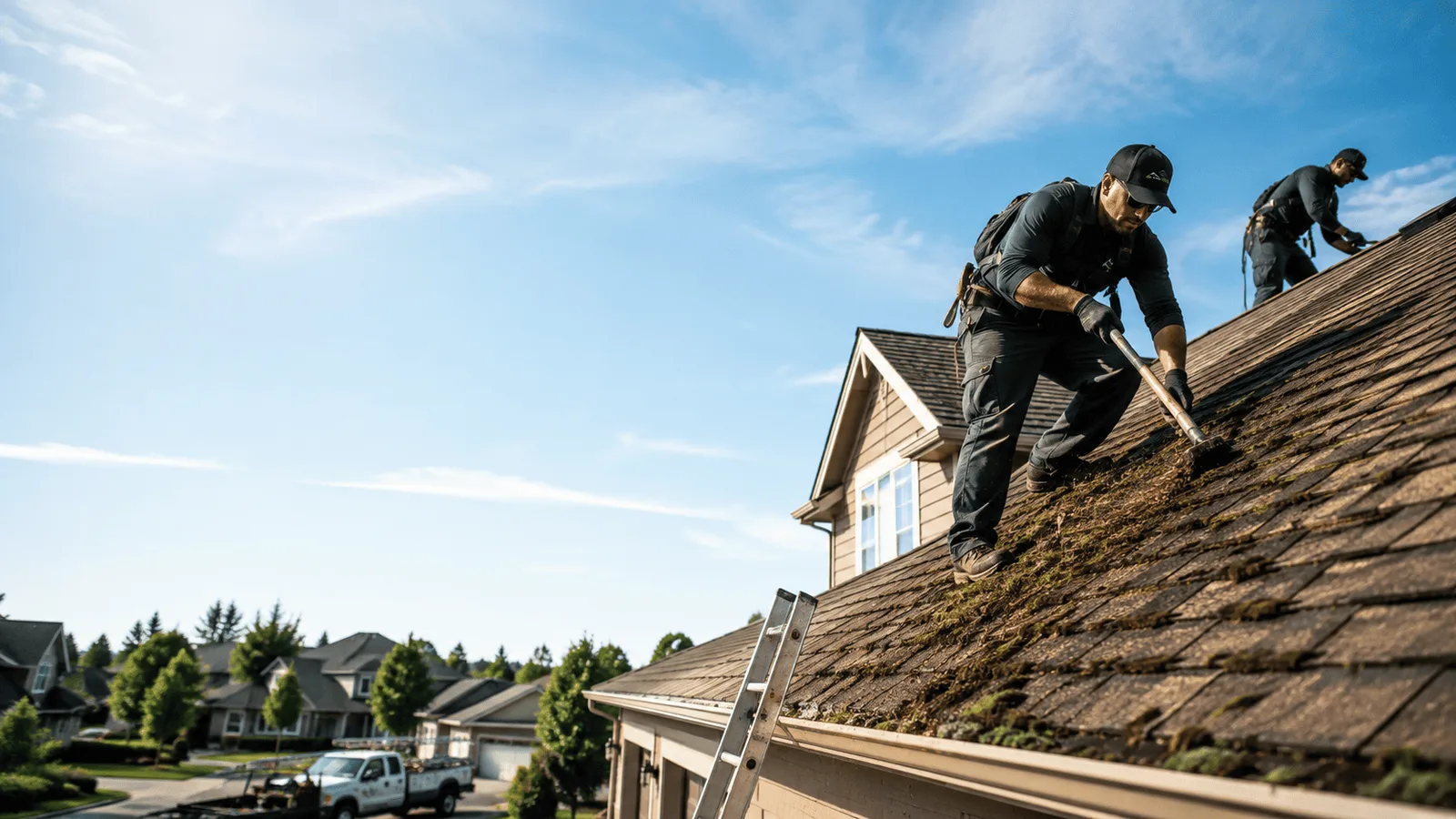 Roof Moss Removal in Bascom, OH near me